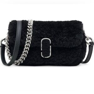 Marc Jacobs Mini the Teddy J Marc Faux Fur Shoulder Bag